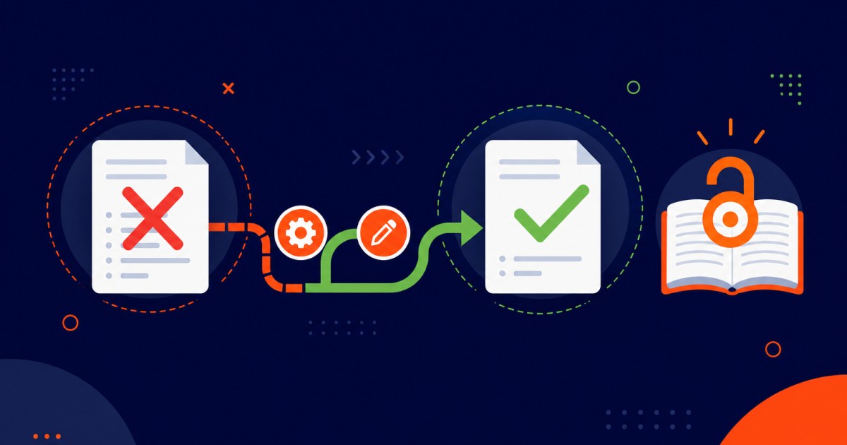 Why Your DOAJ Application Was Rejected — And How to Fix It